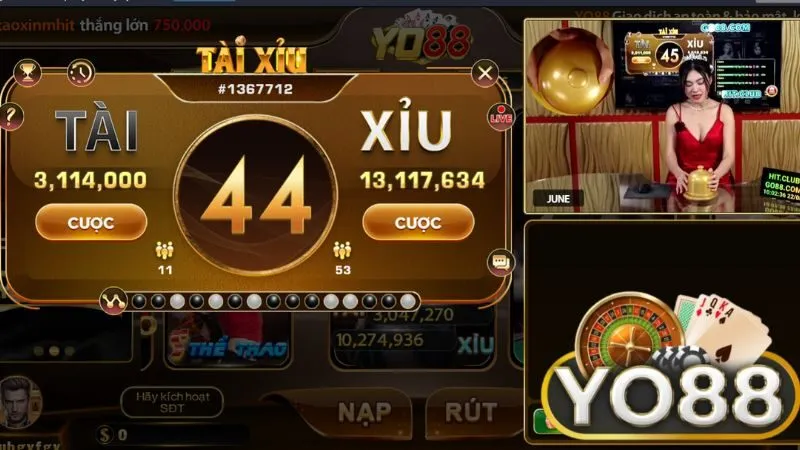 Dealer Tài Xỉu Livestream Yo88 chuyên nghiệp