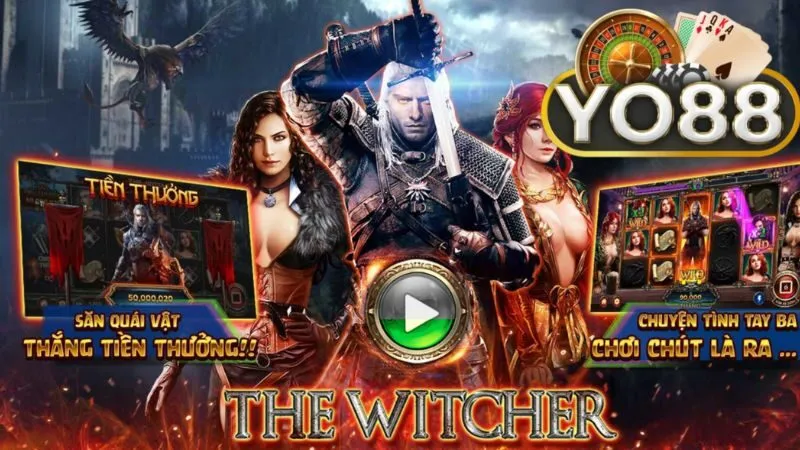 The Witcher Wild Hunt - Slot game hấp dẫn tại Yo88